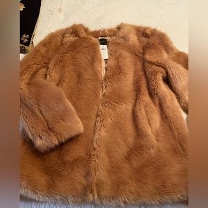 Anne Taylor Faux Fur Coat